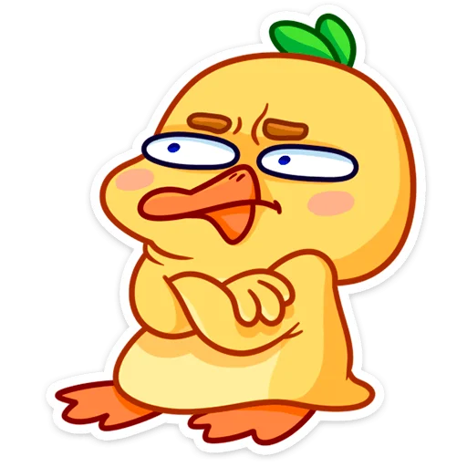 Sticker Утёнок Кряк (@TgSticker) - 1