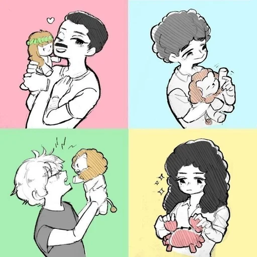 drawing human face illustration