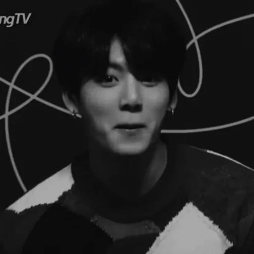 человеческое лицо портрет черно-белый