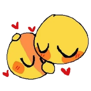 Стикер cute cursed emoji. - 11