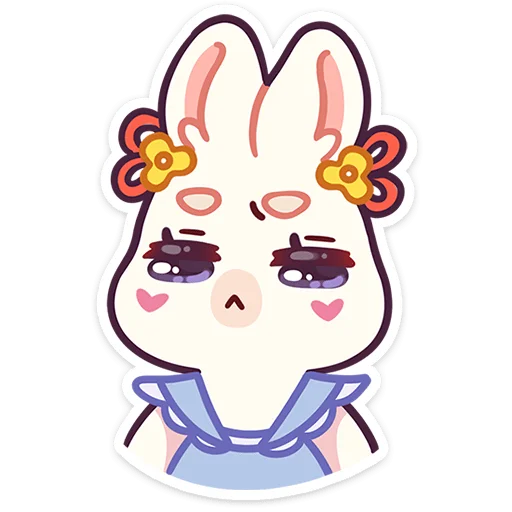 Sticker rabbit_asya - 1