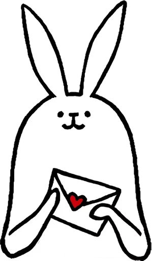 Sticker rabbit_legs_by_TgSticker_bot - 1