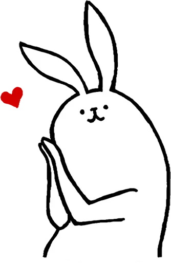 Sticker rabbit_legs_by_TgSticker_bot - 1