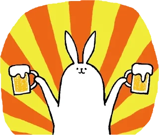 Стикер Rabbit With Beautiful Legs :: @BrokenStickers - 6