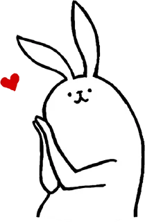 Стикер Rabbit With Beautiful Legs :: @BrokenStickers - 0