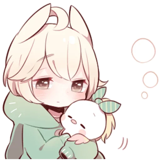 Стикер Зайчик @tg_sticks - 6