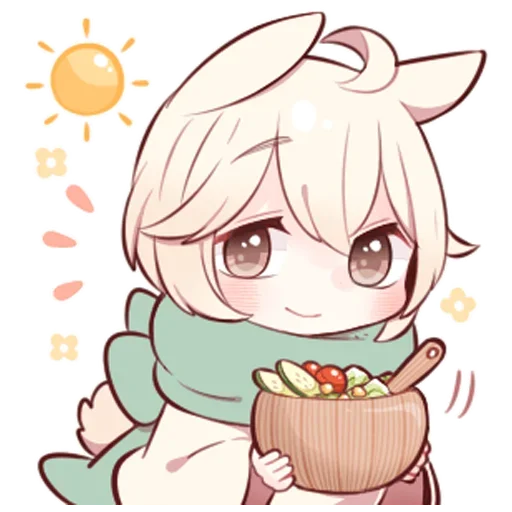 Стикер Зайчик @tg_sticks - 5