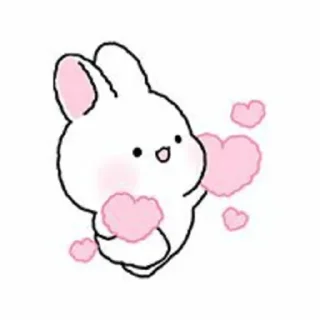 Стикер Rabbit lu @anime4_arts - 0