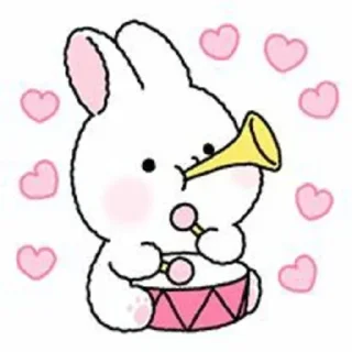 Стикер Rabbit lu @anime4_arts - 5