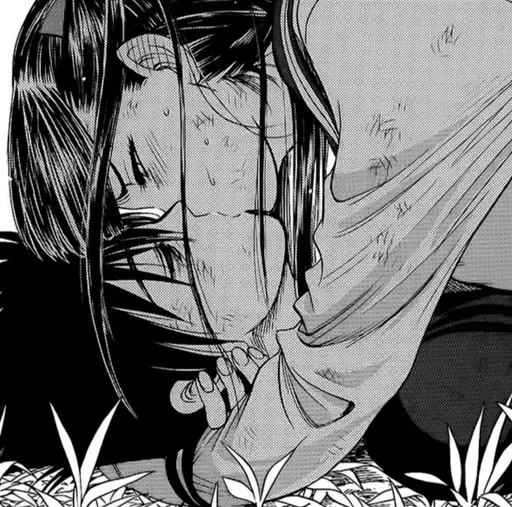 эскиз иллюстрация аниме