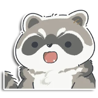 Sticker Енотик Йен - 8