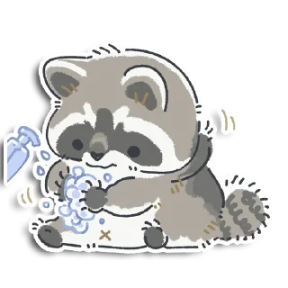Sticker Енотик Йен - 9