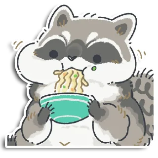 Sticker Енотик Йен - 4