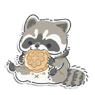 Sticker Енотик Йен - 5