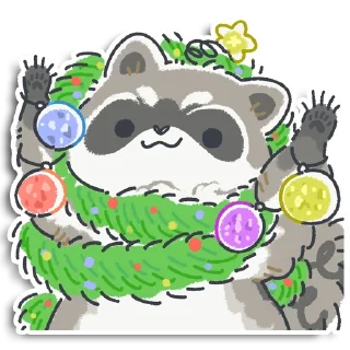 Sticker Енотик Йен - 11