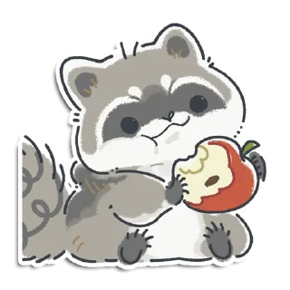 Стикер Кладовая енотика Йена - 11