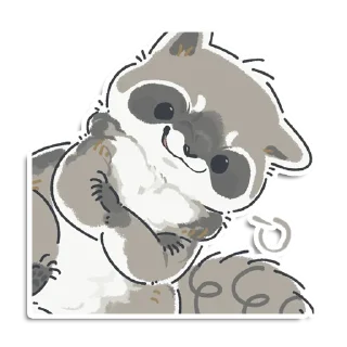 Стикер Кладовая енотика Йена - 10