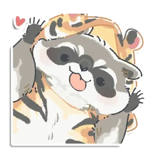 Стикер Кладовая енотика Йена - 0