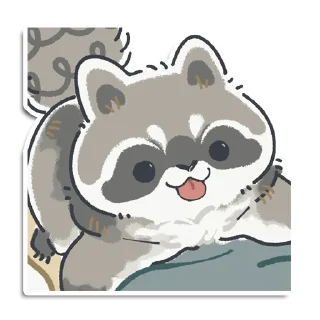 Стикер Кладовая енотика Йена - 2