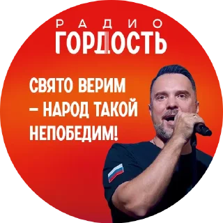 Стикер Радио «Гордость» - 11