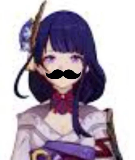 Стикер вкинутая райден - 9