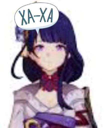 Стикер вкинутая райден - 1