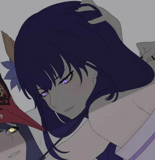 Sticker ⚡💜raiden shogun💜⚡ :: @fStikBot - 9