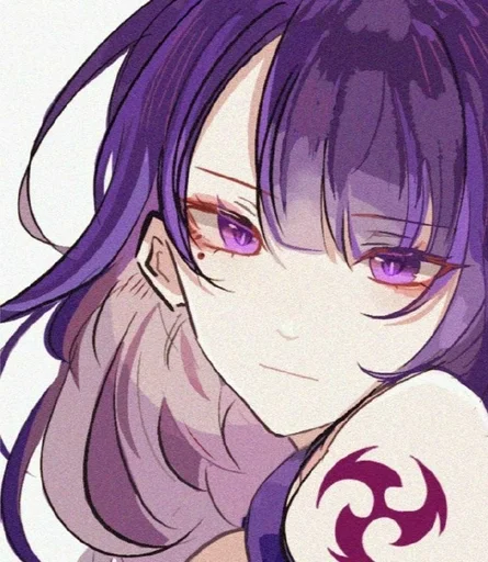 Sticker ⚡💜raiden shogun💜⚡ :: @fStikBot - 4