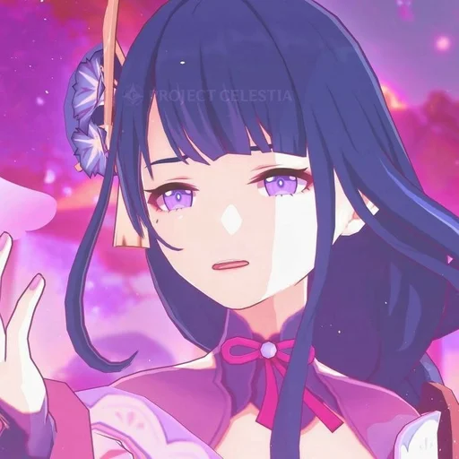 Sticker ⚡💜raiden shogun💜⚡ :: @fStikBot - 3