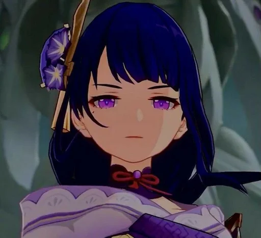 Sticker ⚡💜raiden shogun💜⚡ :: @fStikBot - 0