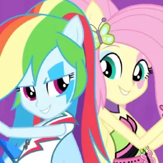 Стикер rainbow dash - 5