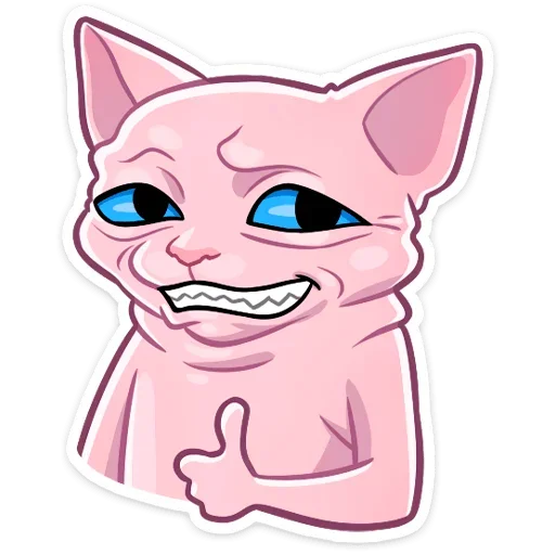 эскиз клипарт кошка