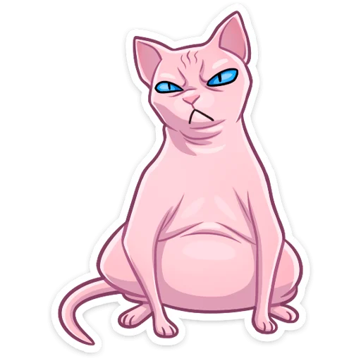 кошка клипарт эскиз