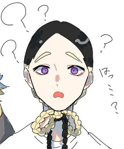 эскиз аниме иллюстрация