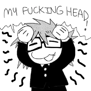 Sticker ranfren bw emotions - 6