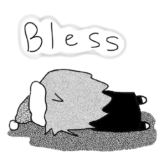 Sticker ranfren bw emotions - 1