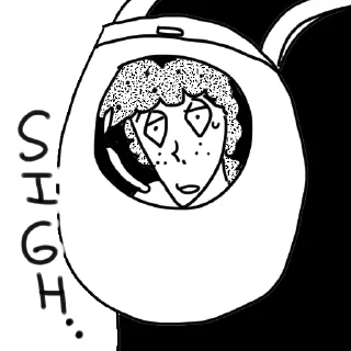 Sticker ranfren bw emotions - 0