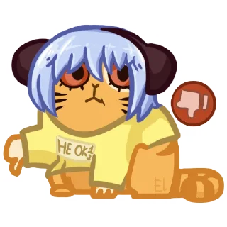 Sticker коточелы. | RANFREN × @lytibibizyan by e!ik. - 2