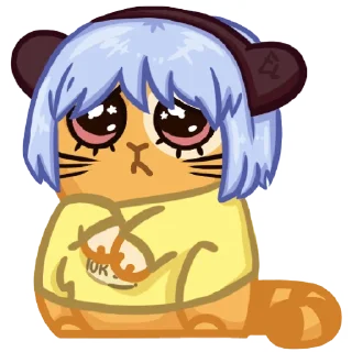 Sticker коточелы. | RANFREN × @lytibibizyan by e!ik. - 7