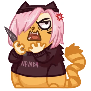 Sticker коточелы. | RANFREN × @lytibibizyan by e!ik. - 4