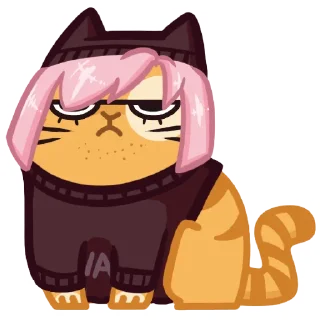 Sticker коточелы. | RANFREN × @lytibibizyan by e!ik. - 6