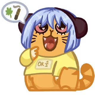 Sticker коточелы. | RANFREN × @lytibibizyan by e!ik. - 0