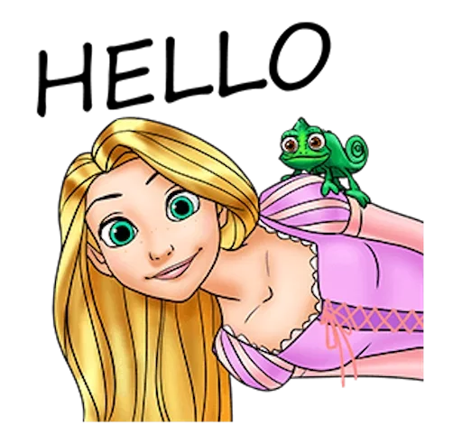Rapunzel :: @TgSticker - 