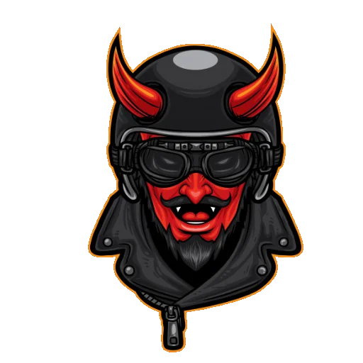 Sticker Raugnar satan - 11