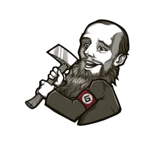 Sticker Raugnar satan - 0