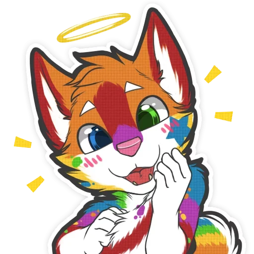 Multicolored @stickersb2b - 