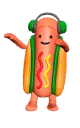 Sticker really hot dog - 10