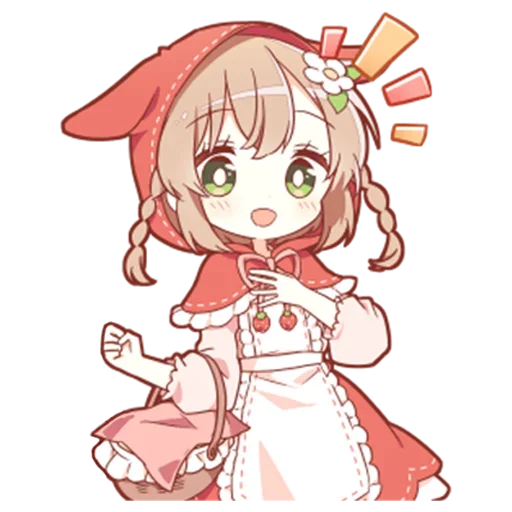 Sticker Красная Шапочка @tg_sticks - 8