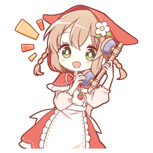 Sticker Красная Шапочка @tg_sticks - 7