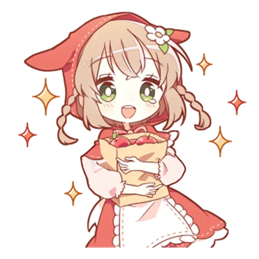Sticker Красная Шапочка @tg_sticks - 5
